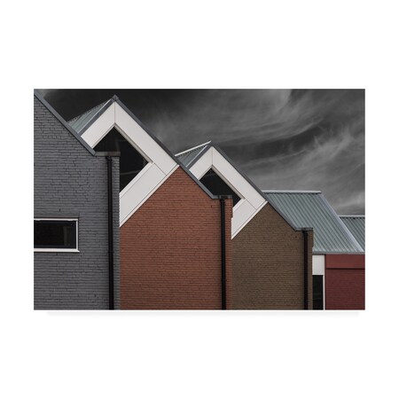 Trademark Fine Art Colored Houses by Theo Luycx, 12x19